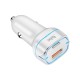 Bix BX-CCP36WT 36W QC 3.0 USB PD Araç İçi Hızlı Şarj Adaptörü Beyaz