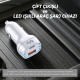 Bix BX-CCP36WT 36W QC 3.0 USB PD Araç İçi Hızlı Şarj Adaptörü Beyaz