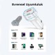 Bix BX-CCP36WT 36W QC 3.0 USB PD Araç İçi Hızlı Şarj Adaptörü Siyah