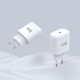 Bix BX-CL20TA 20W PD Hızlı Şarj Adaptörü + 3A USB-C'den Lightning Kablo Bix BX-CL20TA 20W PD Hızlı Şarj Adaptörü + 3A USB-C'den Lightning Kablo