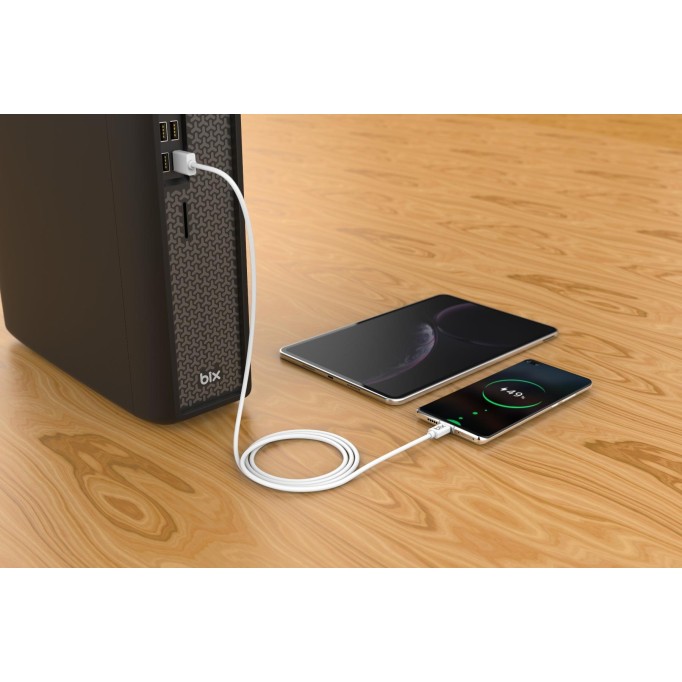Bix BX-M18QTA 18W Qualcomm 3.0 Hızlı Şarj Adaptörü ve Micro USB Şarj Kablosu 1 Metre Bix BX-M18QTA 18W Qualcomm 3.0 Hızlı Şarj Adaptörü ve Micro USB Şarj Kablosu 1 Metre