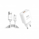 Bix BX-M18QTA 18W Qualcomm 3.0 Hızlı Şarj Adaptörü ve Micro USB Şarj Kablosu 1 Metre Bix BX-M18QTA 18W Qualcomm 3.0 Hızlı Şarj Adaptörü ve Micro USB Şarj Kablosu 1 Metre