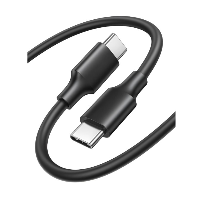Bix BX-UC02C 60W Type-C to Type-C Hızlı Şarj ve Data Kablosu 1.2 Metre Siyah