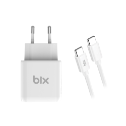 Bix BX-UC25TA 25W PD Hızlı Şarj Adaptörü + 5A Type-C Kablo