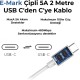 Bix BX-UC65WFTA 65W PD Hızlı Şarj Adaptörü ve E-Mark Çipli 2 Metre USB-C Kablo