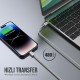 Bix BX03CL 27W Type-C to Lightning iPhone Örgülü Data ve Şarj Kablosu Beyaz 1 Metre