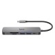 Bix BX09HB Type-C Hub 4K HDMI USB 3.2 Kart Okuyucu Macbook Uyumlu Çoklayıcı Adaptör