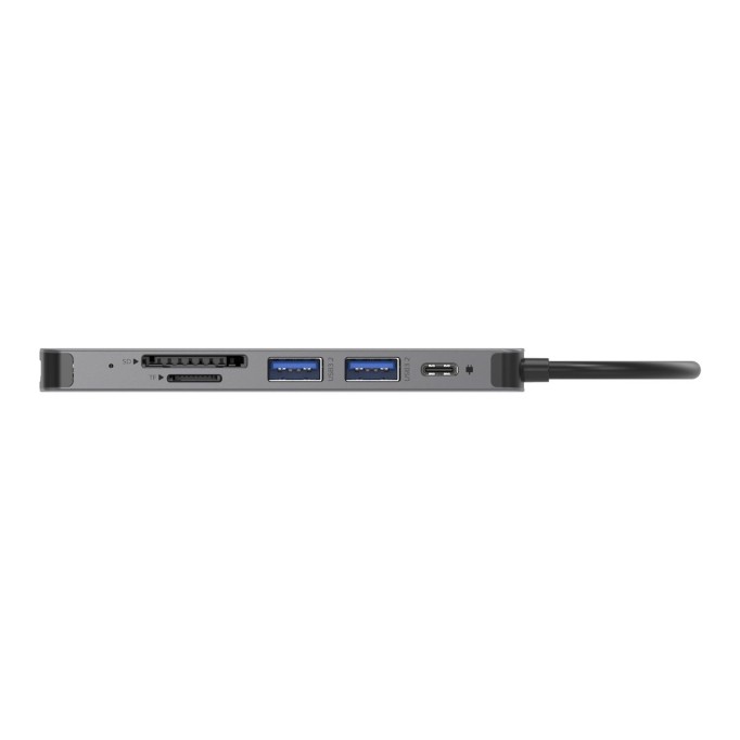 Bix BX09HB Type-C to 2*USB 3.2 4K/30Hz HDMI SD TF Kart Okuyucu Çoklayıcı Hub Adaptör