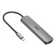 Bix BX09HB Type-C to 2*USB 3.2 4K/30Hz HDMI SD TF Kart Okuyucu Çoklayıcı Hub Adaptör