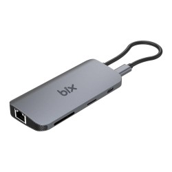 Bix BX10HB-PRO Type-C Kart Okuyucu 4K HDMI Ethernet USB PD Dönüştürücü Bix BX10HB-PRO Type-C Kart Okuyucu 4K HDMI Ethernet USB PD Dönüştürücü