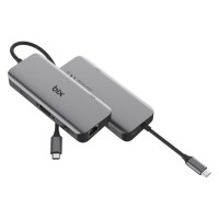 Bix BX11HB Type-C HDMI VGA Ethernet Kart Okuyucu USB Dönüştürücü