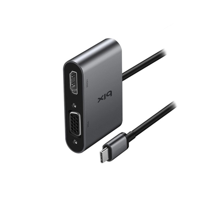 Bix BX14HB Type-C 3.1 HDMI & VGA Dönüştürücü Adaptör