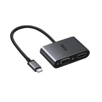 Bix BX14HB Type-C 3.1 HDMI & VGA Dönüştürücü Adaptör