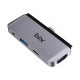 Bix BX16HB Type-C USB 3.5mm Aux HDMI 4K Thunderbolt 3.0 PD Dönüştürücü Hub