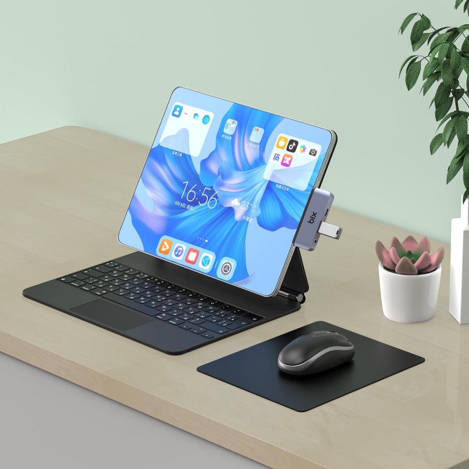 Bix BX16HB Type-C USB 3.5mm Aux HDMI 4K Thunderbolt 3.0 PD Dönüştürücü Hub