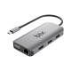 Bix BX17HB Type-C to Gigabit Ethernet HDMI PD USB 3.2 Micro SD/SD VGA Çoklayıcı Adaptör satın al