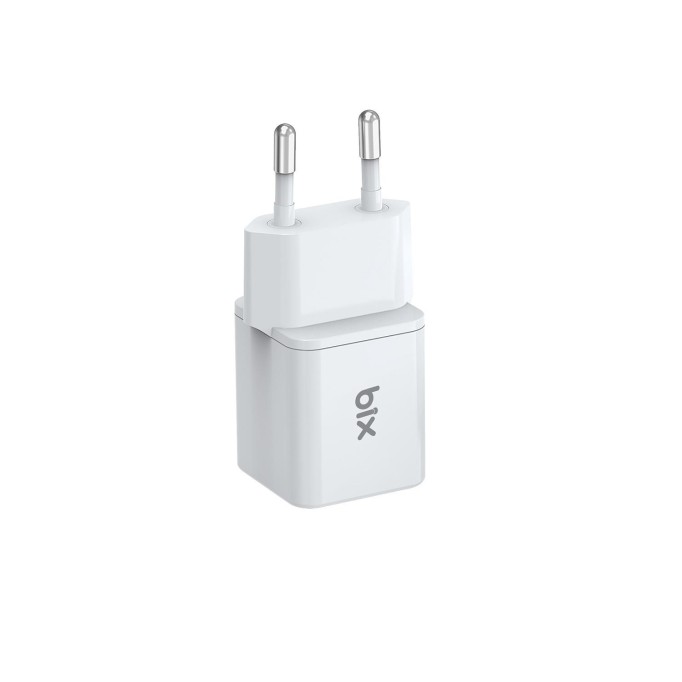 Bix BX20G GaN Mini 20W Type-C PD Hızlı Şarj Cihazı Beyaz