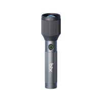 Bix BX2142FL 24W LED 900 Metre Uzun Menzilli Şarjlı El Feneri 1000 Lümen Güç Göstergeli Zoom Özellikli Işıklı Kamp Feneri