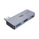 Bix BX22HB USB to USB 3.2 USB 2.0 RJ45 Dönüştürücü Adaptör