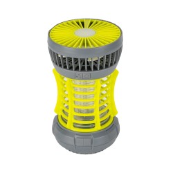 Bix Fanlı Sivrisinek Kovucu Kamp Lambası Şarj Edilebilir Vantilatör Elektronik Zapper Led Fener Aydınlatma