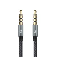 Bix Hi-Fi 3.5mm Erkek to Erkek Örgülü Aux Ses Kablosu 1.5 Metre