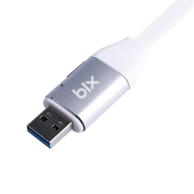 Bix iData Pro Micro SD Kart Okuyuculu iPhone Şarj Kablosu