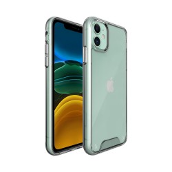 Bix iPhone 11 Nebula Aqua Transparan Ultra Şeffaf Kılıf Çizilmeye Dayanıklı Tam Kapsamlı Koruma
