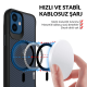 Bix iPhone 12 / 12 Pro Carbon Fiber Force MagSafe Kılıf Anti-Şok Teknolojili Kamera ve Ekran Korumalı