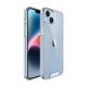 Bix iPhone 13 / 14 Nebula Aqua Transparan Ultra Şeffaf Kılıf Çizilmeye Dayanıklı Tam Kapsamlı Koruma