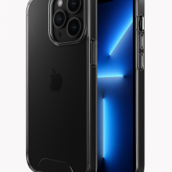 Bix iPhone 13 Pro Nebula Aqua Transparan Ultra Şeffaf Kılıf Çizilmeye Dayanıklı Tam Kapsamlı Koruma