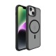Bix iPhone 14 Plus / 15 Plus Carbon Fiber Force MagSafe Kılıf Anti-Şok Teknolojili Kamera ve Ekran Korumalı