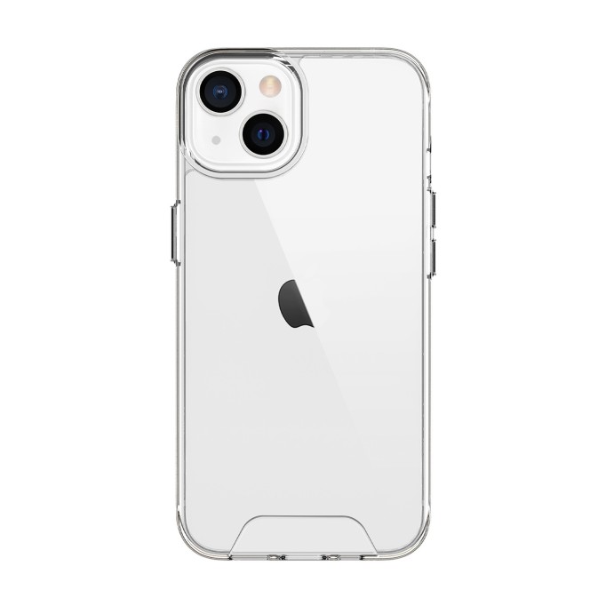 Bix iPhone 14 Plus / 15 Plus Nebula Aqua Transparan Ultra Şeffaf Kılıf Çizilmeye Dayanıklı Tam Kapsamlı Koruma