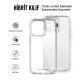 Bix iPhone 14 Plus / 15 Plus Nebula Aqua Transparan Ultra Şeffaf Kılıf Çizilmeye Dayanıklı Tam Kapsamlı Koruma