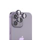 Bix iPhone 14 Pro / 14 Pro Max Safir Lens Koruyucu 3D Kamera Camı 9H Premium Lens Kapağı Derin Mor