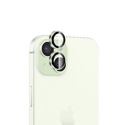 Bix iPhone 15 / 15 Plus Safir Lens Koruyucu 3D Kamera Camı 9H Premium Lens Kapağı Yeşil Yeşil Bix iPhone 15 / 15 Plus Safir Lens Koruyucu 3D Kamera Camı 9H Premium Lens Kapağı Yeşil
