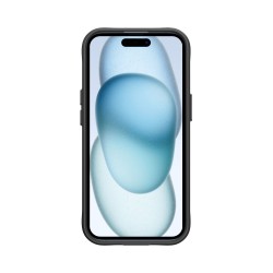 Bix iPhone 15 Carbon Fiber Force MagSafe Kılıf Anti-Şok Teknolojili Kamera ve Ekran Korumalı