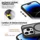 Bix iPhone 15 Pro Carbon Fiber Force MagSafe Kılıf Anti-Şok Teknolojili Kamera ve Ekran Korumalı