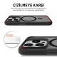 Bix iPhone 15 Pro Carbon Fiber Force MagSafe Kılıf Anti-Şok Teknolojili Kamera ve Ekran Korumalı