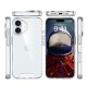 Bix iPhone 16 Nebula Aqua Transparan Ultra Şeffaf Kılıf Çizilmeye Dayanıklı Tam Kapsamlı Koruma
