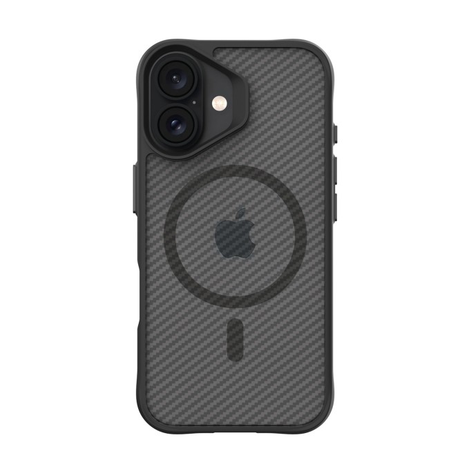 Bix iPhone 16 Plus Carbon Fiber Force MagSafe Kılıf Anti-Şok Teknolojili Kamera ve Ekran Korumalı