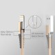 Bix iPhone İçin Ultra Güçlendirilmiş MFI Lightning Şarj Kablosu Gri