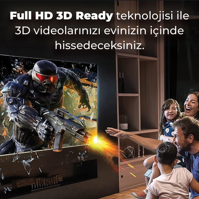 Bix 4K@60Hz 18 Gbps Veri Aktarım Destekli HDMI 2.0 Kablo 5 Metre