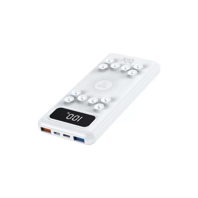 Bix PB103 10000 mAh Vantuzlu Kablosuz LED Göstergeli QC Destekli Powerbank Beyaz Bix PB103 10000 mAh Vantuzlu Kablosuz LED Göstergeli QC Destekli Powerbank Beyaz