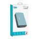 Bix PB106 10000mAh PD20W Type-C USB-A SCP 22.5W Çift Çıkışlı LED Göstergeli Cep Boy Mini Powerbank Yeşil