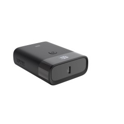 Bix PB20W 10000MAH Type-C ve USB Çift Çıkışlı Dijital Ekranlı Mini Powerbank Siyah