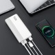 Bix PB302 Dört Çıkışlı QC 4.0 PD 30000 mAh Powerbank Beyaz