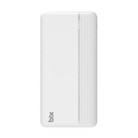 Bix PB302 Dört Çıkışlı QC 4.0 PD 30000 mAh Powerbank Beyaz