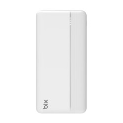 Beyaz Bix PB302 Dört Çıkışlı QC 4.0 PD 30000 mAh Powerbank Beyaz