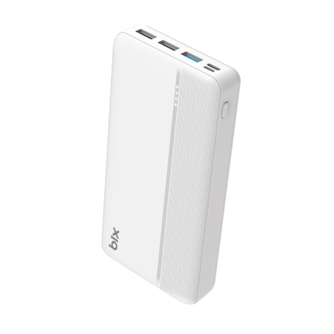 Bix PB302 Dört Çıkışlı QC 4.0 PD 30000 mAh Powerbank Beyaz