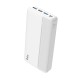 Bix PB302 Dört Çıkışlı QC 4.0 PD 30000 mAh Powerbank Beyaz